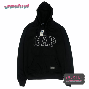 GAP Streetwear - HOODIE JAKET SWEATER BLACK - PREMIUM QUALITY - Cotton Fleece - HYPE HYPEBEAST - CLOTHING DISTRO OUTFIT URBAN BRAND - MEN / WOMEN PRIA / PEREMPUAN COWO / CEWE - TERMURAH TERBARU - HUDI - SKATE SKATEBOARD - MODEREN FASHION