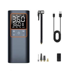 Cái bơm lốp Loại-C sạc máy bơm lốp kỹ thuật số cái bơm lốp với đèn LED Máy nén khí xe hơi cho ô tô xe đạp xe máy bóng