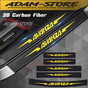 5 pcs stikercarbon 3D toyota avanza sticker carbon 3d avanza stiker mobil avanza