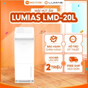 Máy Hút Ẩm Lumias LMD-20L | Hút Ẩm 20L/Ngày Điều Khiển Thông Minh Chống Nồm Ẩm Phòng 40m²