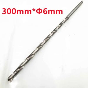 NOCASE 1Pcs Length 160-300mm Extra Long Drill Bit Diameter 2-6mm Straight Shank Drilling Tool HSS Steel Power Tool for Wood Aluminum Plastic