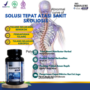 Obat Skoliosis Suplemen Herbal Skoliosis Tulang Bengkok Obat Gangguan Tulang Belakang Obat Tulang Belakang Bengkok Obat Untuk Mengembalikan Postur Tulang Obat Tulang Punggung Bengkok Bergeser Dengan Bio Squalene
