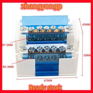 [ZY] Legend กล่องกระจายพลังงานแบบแยกส่วนบล็อกเชื่อมต่อเทอร์มินัลบล็อกราง DIN WKH207