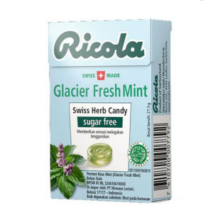Permen / Candy Box Ricola Swiss Herb Tin 100 Gr Original Lemon Mint Menthol Blackcurrant 40 Gr Original Lemonmint Glacier Fesh Mint Blackcurrant
