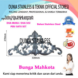 Bunga Mahkota Aksesoris stainless steel