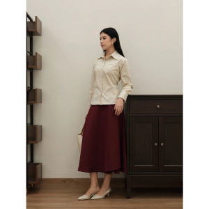 HIMARI SKIRT - Rok Flare Wanita - Rok Lilit Polos Wanita Masakini Korean Style