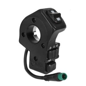 Waterproof Headlight Button Switches Replacement 5 Pin Turn Signal Switches for Scooter Accessories