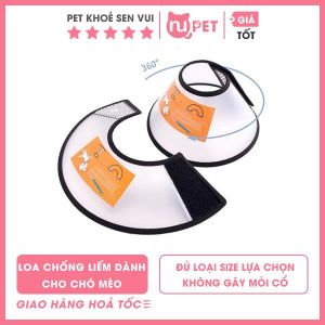 Loa chống liếm cho chó mèo