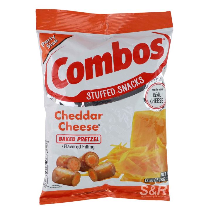 Combos Cheddar Cheese Baked Pretzel 382.7g | Lazada PH