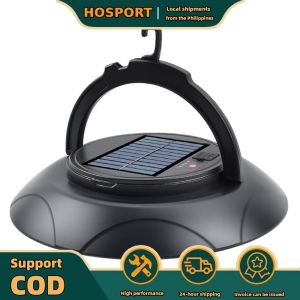 【HOSPORT】 Rechargeable Solar LED Camping Lamp 3 Light Modes Camping Light for Outdoor Indoor Home Shed Garden