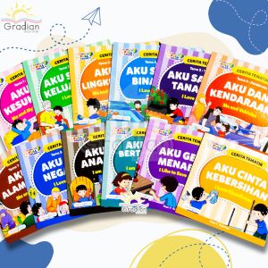 [DAPAT 12 BUKU] Buku Cerita Tematik Bilingual (Indonesia - Inggris) | Buku Cerita Aku Gemar Menabung Aku Bertanggung Jawab Aku Anak Jujur