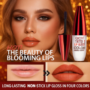 Long-Lasting Non-Stick Lip Gloss In Four Colors Peel Off Lipstick Waterproof Long Lasting Matte Lip Tint Moisturizing Non-Stick Cup