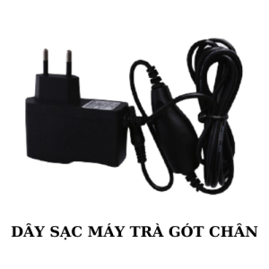 Sạc máy trà gót chân Dây sạc máy mài gót chân có nút tăng chỉnh