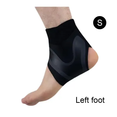 Left/Right Feet Sleeve Ankle Support Socks Compression Anti Sprain Heel Protective Pressurizable Bandage Ankle Support Foot