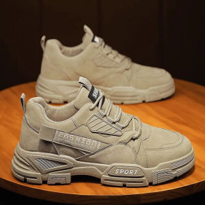 Mens Sneakers Waterproof Work Boots Workwear Shoes Thick Soled Plush Cold Resistant Lace Up Anti Slip Cotton Shoes 2025