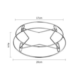 Giá Đỡ Nồi Hấp Hai Mặt Bằng Thép Không Gỉ Cách Nhiệt Chống Bỏng Cho Nhà Bếp - ALLIN