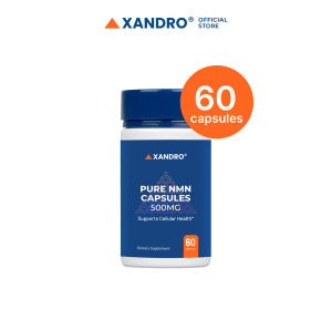 Pure NMN 500mg | Xandro Lab | 60 Capsules | NAD+ Booster for Youthful Energy Cellular Repair Healthy Aging & Vitality