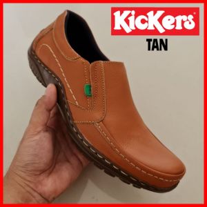 SEPATU CASUAL PANTOPEL KANTOR KERJA 275 KICKERS KULIT