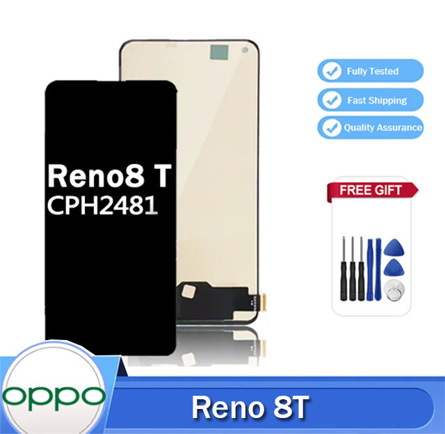 SCHERMO LCD RICAMBIO PER OPPO RENO8 T 4G CPH2481 - KIT RIPARAZIONE COMPLETO CON STRUMENTI - Foto 5