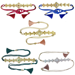 Moroccan Styles Embellished Metal Belt For Evening Party Outfits And Daily Wear