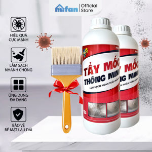 Dung Dịch Tẩy Mốc Tường SMART 1000ml - Tẩy sạch vết mốc lâu ngày trên tường gioăng cao su quần áo chăn ga trắng đồ gỗ - Loại cực mạnh