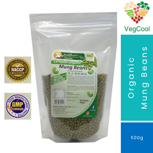 HEALTH PARADISE ORGANIC MUNG BEANS 500g | Premium Grade | High in Protein | Great Folate Source | Gluten Free