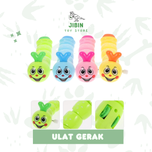 JIBIN - Mainan Bayi ULAT PUTAR BERGERAK Berjalan / Mainan Anak Ulet Gerak Lucu Hewan Gerak