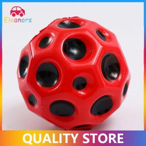 [Eleanor] Useful Hole Ball Soft Bouncy Ball Anti-fall Moon Shape Porous Bouncy Ball Kids Indoor Toy Ergonomic Design