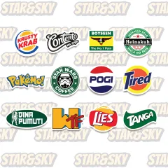 High Quality Waterproof Vinyl Sticker with Spoofs - Spoof Logo Design