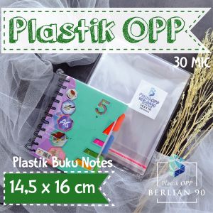 145x16 cm Plastik Opp 30 micron isi 100 lembar