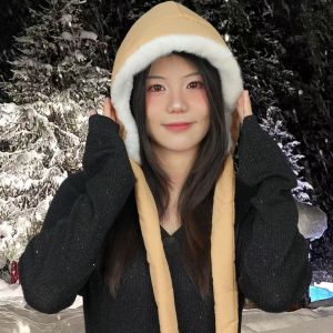 BAIXL Soft Ear Protection Hat Korean Style Windproof Plush Pullover Hats Ski Caps Headgear Plush Earmuffs Cap Autumn and Winter