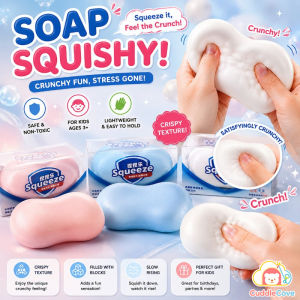 CuddleCove Soap Squishy Stress Relief Toy Crunchy Squishy Slow Rising Fidget Toy Squishy Toys for Girls