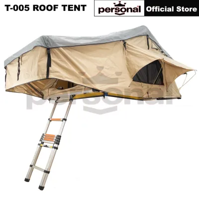 PERSONAL T-005 Car Khemah 帐篷 Roof Tent Fully Aluminium Material Black Color Travel