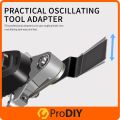 PRODIY 10PCS Oscillating Tool Kit Adapter Converter Angle Grinder Multi Cutter Oscillating Multi Tool Wood Trimmer Saw. 