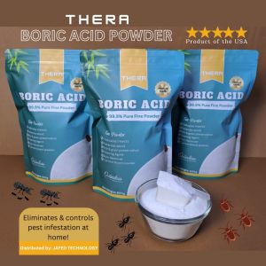 BUY 1 TAKE 1 - THERA  600g Boric Acid Powder for Pest Control Cockroach Ants fleas Bait Gardening Cleaning Pure Fine Powder from USA