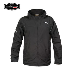 Jaket pria parasut premium hoodie  RAPID NEOSKYLINE Hitam jaket semi parka warna army dengan reflektif