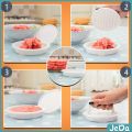 JeDa แม่พิมพ์กดเนื้อแฮมเบอร์เกอร์ ทำเบอร์เกอร์ เครื่องมือทำอาหาร hamburger meat compactor. 