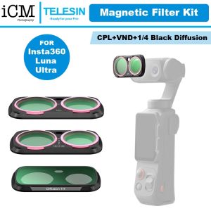 Telesin Insta360 Luna Ultra Filter Kit CPL + VND + 1/4 Black Diffusion