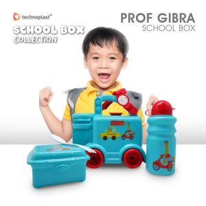 Technoplast Paket Bekal SCHOOL BOX design Soccer Kotak Bekal & Botol