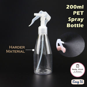 200ML Premium Transparent PET Mist Sprayer Bottle Plastic Spray Bottle Sanitizer Bottle Botol Penyembur Kabus喷雾瓶 消毒瓶