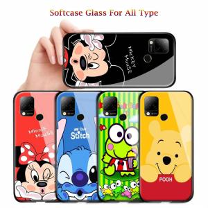 Softcase Glass Karakter Xiaomi Redmi Note 8 - J13 - Casing Hp Xiaomi Redmi Note 8 - Pelindung hp - Case Handphone