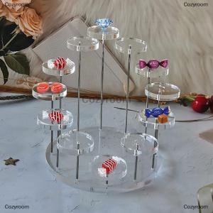 [COD] Cozyroom 3 5 12 Tray Cupcake Stand Acrylic Display Stand For Jewelry Cupcake Dessert Rack Wedding Birthday Party Suitable For Small Items