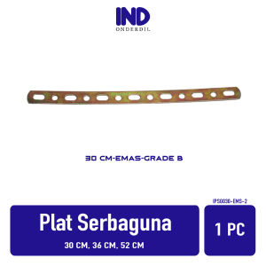 Plat Serbaguna 30 36 52 Cm Silver Emas Chrome Bracket Besi Breket Serba Guna Universal Variasi Lampu Dll Panjang