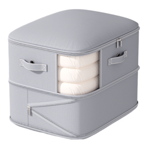 YTRYTWE Large Capacity Compression Storage Bag Visual Window Ultra Space Saving Cotton Quilt Storage Bag Durable Dustproof Closet Cabinet Organizer For Home