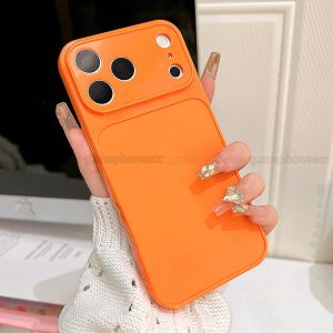 New Simple Solid Color Phone Case For iPhone 17 Pro Max 16 13 14 11 12 15 promax Full-Coverage Drop-Resistant Protective Cover