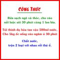 Mồi câu cá trắm đen, câu đài và câu lục, gồm 1 túi thính dụ, 500 gram ngô hạt và 500 gram thóc thơm. 