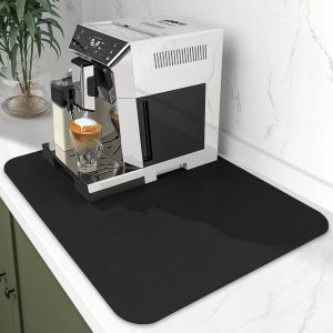 GIFTER Kitchen Non-slip Absorbent Mats Pads Table Washable Coffee Mat Drying Mat Draining Mat