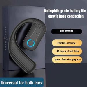 OWS Wireless Earbud Bluetooth Noise Reduction Built-in Mic Long Battery Life for All Phones Left Right