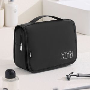 FWFHTP Di động Túi đựng đồ vệ sinh cá nhân treo tường Tay cầm xách Móc Treo Tích Hợp Túi đựng đồ trang điểm Chống thấm nước Túi đựng đồ vệ sinh du lịch Đồ dùng cá nhân khi đi du lịch