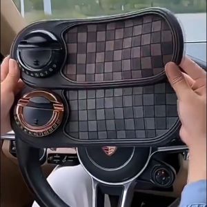 Multifunction Car Anti-Slip Mat with Universal Phone Holder Dashboard Pad with Parking Number Plate